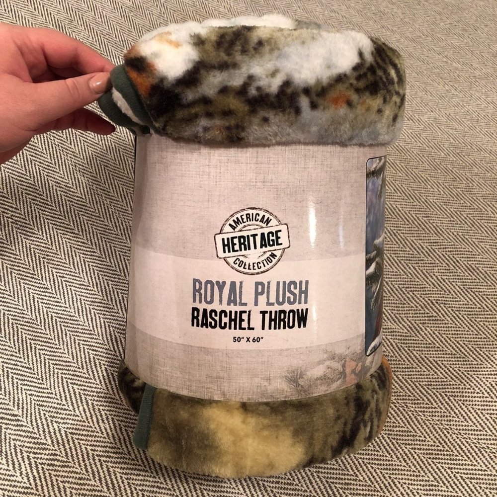 50 x 60 Plush and Cozy Throw Blanket